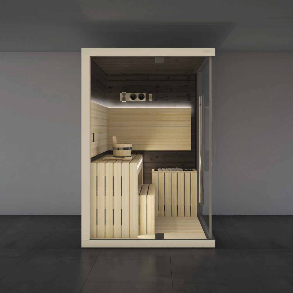 Sasha - Sauna con porta lato corto - 152 x 211 x 225 H